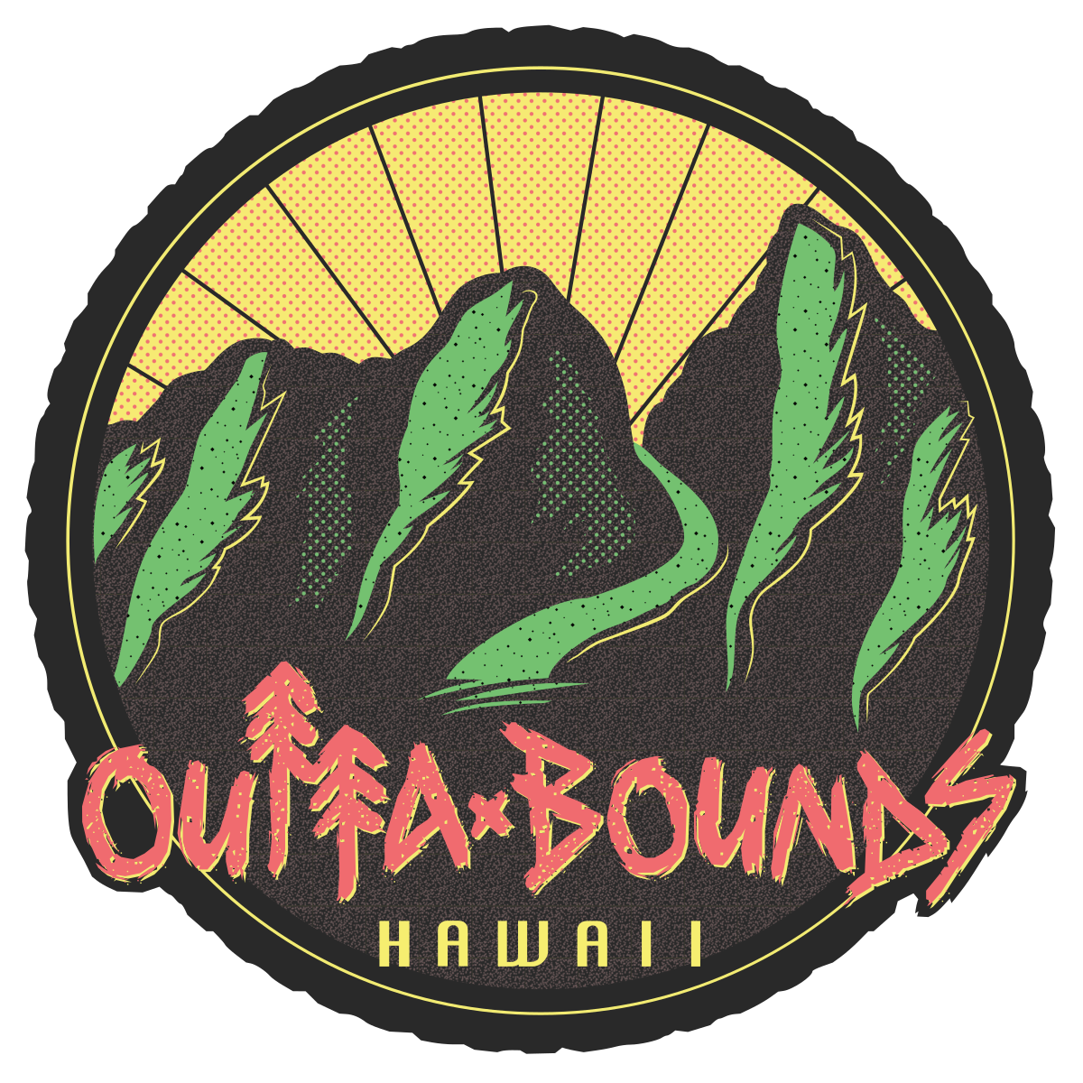 The Outta Bounds Hawaii logo